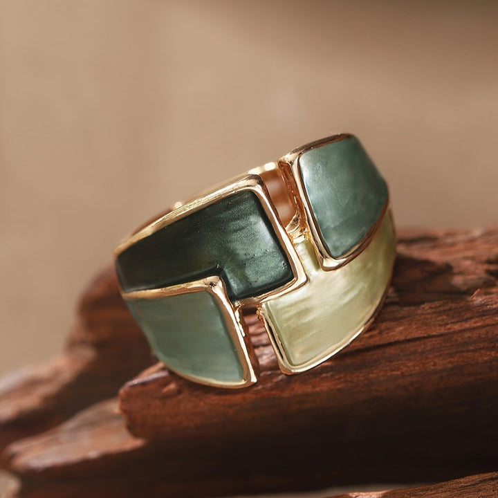 Vintage hand-painted ring