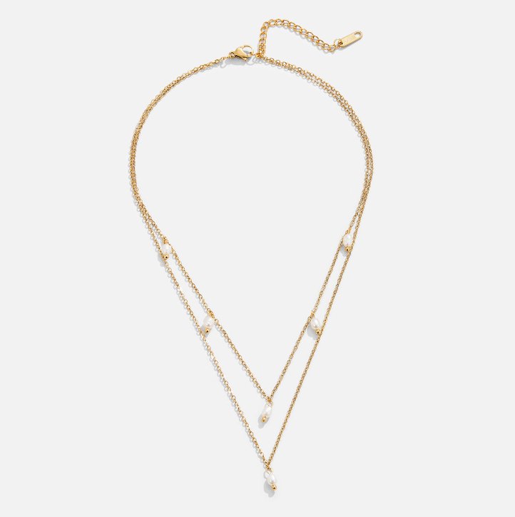 Kay Pearl Drop Layers Necklace