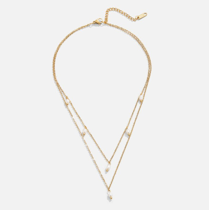 Kay Pearl Drop Layers Necklace